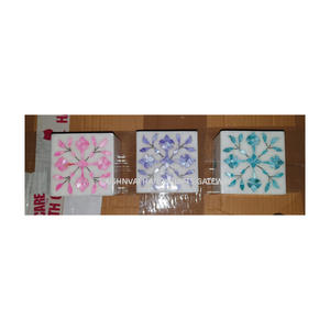 Boîte à bijoux de haute qualité en nacre indienne incrustée, forme carrée, VAISHNAVI HANDICRAFTS GATEWAY Modèle 667100 pour cadeau de mariage - Product Image 1