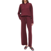 Sweat à capuche zippé en tricot jacquard torsadé pour femme, en laine/acrylique délavé à l'acide, broderie 3D, manches longues, décontracté, pour l'automne et l'hiver