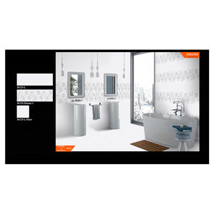 Carreaux de mur en céramique de style moderne au fini mat du fournisseur indien pour décor de salle de bain Stock disponible pour usage intérieur dans les toilettes - Product Image 1