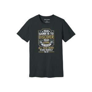 Camiseta informal de algodón 100% con estampado de temas de Buda 3D, 12 opciones de color, 160-180, colocación de diseño personalizable GSM pesado - Product Image 6