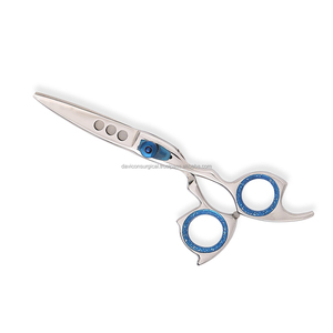 CISEAUX DE COUPE DE PRÉCISION PROFESSIONNELS POUR COIFFEURS, EN ACIER INOXYDABLE, AVEC VIS DE RÉGLAGE FIN, POUR SALON ET USAGE DOMESTIQUE, MARQUE DAVICON - Product Image 1