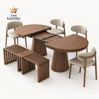 Ensemble de table à manger Vantel Modern Villa, taille, couleur et matériau personnalisés pour projets résidentiels, fournisseur export
