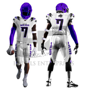Uniforme de football américain à bas prix, service OEM, nouveau style, design personnalisé - Product Image 5