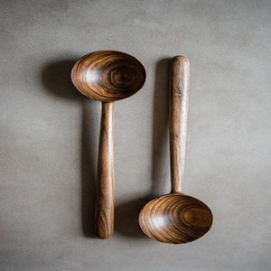 Cuillère de service élégante cuillères de cuisine antiadhésives pour vaisselle de cuisine cuillère ustensiles de cuisine en bois service de table - Product Image 4