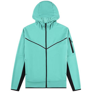 Ensemble de survêtement pour homme sur mesure en gros, nouveau design tendance ajusté avec col rabattu, survêtement 100% coton pour l'hiver 2026 - Product Image 1