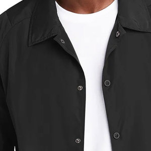 แจ็คเก็ตโค้ชผู้ชายแบบสั่งทำพิเศษจากโรงงาน คุณภาพสูง ขายดี แจ็คเก็ตกันลมกันน้ำสำหรับผู้ชาย - Product Image 6