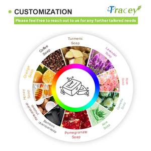 Jabón de Baño con Extracto de Frutas Orgánicas Naturales <span class=keywords><strong>Sol</strong></span> Flores, Iluminador, Hidratante y Antibacteriano, Apto para Cuerpo y Rostro - Product Image 4