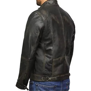 Chaqueta de Hombre de Piel de Vaca Recubierta, Ecológica, Impermeable, de Secado Rápido, con Cuello Alto, Logotipo Personalizado y Decoración Frontal - Product Image 3