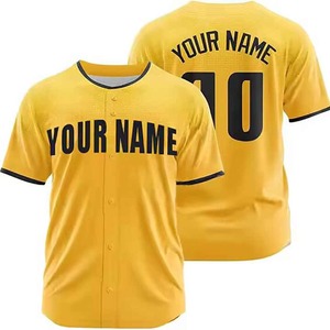 OEM Service Youth Men's Strip Softball Baseball Jersey Cosido Personalizado Sublimado Bordado Béisbol Jersey Y Camisas En Venta - Product Image 2