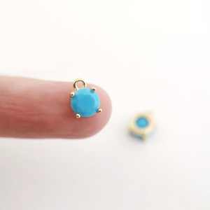 Zircone รอบพลอยหินจี้ชุดเล็กๆเสน่ห์สวยเครื่องประดับสำหรับผู้หญิงของขวัญสำหรับผู้หญิงสำหรับเธอ - Product Image 2