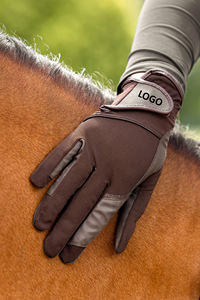 Gants d'équitation personnalisés avec logo, gants de sport antidérapants respirants en cuir, en vente chaude, flexibles et pour une utilisation en extérieur - Product Image 4