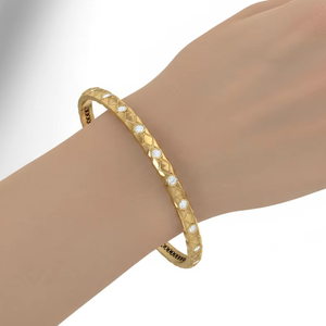 Bracelet pour femme en diamant rond taille brillant - Product Image 5