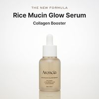 Sérum éclat Arencia à la mucine de riz 30mL – Soin coréen anti-rides au collagène, acide hyaluronique et niacinamide – Ampoule hydratante pour le visage