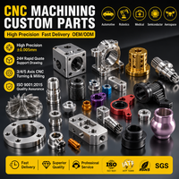 Pièces usinées CNC sur mesure, tournage et fraisage 3, 4 et 5 axes pour l'automobile, la robotique, service de fonderie sous pression
