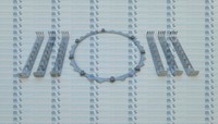 Turner WarWick Manual Ring Retractor with Blades Set of 7 for Urethroplasty (CE Certified Class I Model BE-1420)