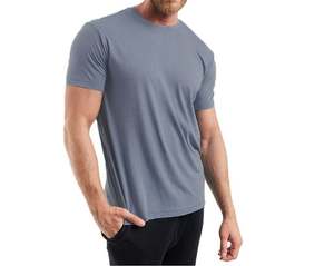 T-shirt pour homme vintage surdimensionné en coton 100% de haute qualité, lavé et délavé, personnalisable, vêtements en tricot décontractés délavés à l'acide - Product Image 4