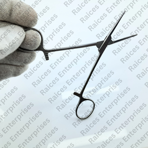 Pinzas para mosquitos Abrazadera de arteria hemostática curva y recta Instrumentos quirúrgicos de un solo uso para microcirugía e histerectomía - Product Image 3