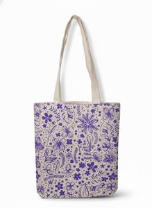 Bolsa de Mano Urbana Ecológica, Bolsa de Lona de Color Sólido, Cierre de Cremallera, Decoración con Cadenas, Bolsa de Compras Reutilizable, Asas Largas, 14 Pulgadas - Product Image 2