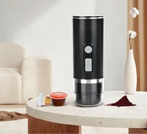 휴대용 무선 전기 커피 머신 커피 파우더 캡슐 충전 야외 여행 자동차 커피 머신
