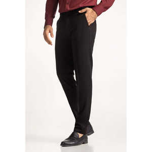 Pantalón de Vestir MN-TR-FM23-024 de Lana y Algodón, Corte Slim Fit con Pliegues Delanteros y Estilo Recto - Product Image 2
