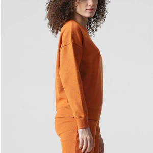 Top Selling Cotton Stylish Women's Sweatshirts Screen Printed Heated Street Fashion Wear Pullover ladies <b>Jumper</b> Sweatshirt Women - Product Image 6