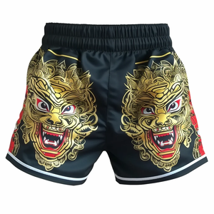 Pantalones Cortos de Lucha JJU Jitsu con Logotipo Personalizado, Pantalones Cortos de MMA, Pantalones Cortos de Grappling de Alta Calidad, Pantalones Cortos de Boxeo con Estampado Personalizado, Pantalones Cortos de Muay Thai - Product Image 2