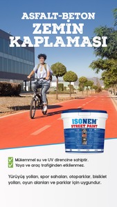 สีอะคริลิกเหลว ISONEM สำหรับงานถนน แห้งเร็ว 1 ชั่วโมง ใช้ได้กับงานทาสีอาคาร ถนน และสนามเทนนิส - Product Image 5