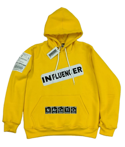 Sudadera con capucha bordada desgastada lavada con ácido de algodón 100% para hombre, sudaderas de Otoño de 220 gramos - Product Image 1