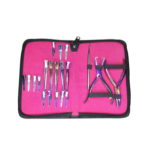Outils d'extension de cheveux très demandés, kit d'extension de cheveux micro-link avec revêtement en titane, pinces et clips pour usage en salon - Product Image 6