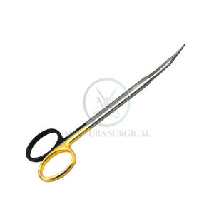 ชุดกรรไกรผ่าตัดด้วยมือสแตนเลสแบบตรงและโค้งสำหรับสถาบันทางการแพทย์และการผ่าตัดเนื้อเยื่อ - Product Image 4