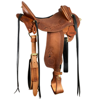 Top Trending Australian Stock Accesorios para montar a caballo Doma de cuero genuino y sillín occidental inglés