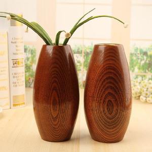 Vase à fleurs en bois écologique pour la décoration de la maison moderne, la présentation de table, l'événement de mariage ou la décoration de bureau - Product Image 4