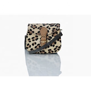 Bolso de cuero con pelo de vaca para mujer, bolso de mano de moda portátil con Monedero de piel auténtica para primavera y otoño - Product Image 1