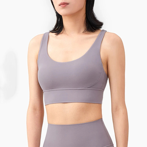 Women High Support Crop Performance Sports <b>Bra</b> Spandex Polyester Breathable <b>Stretch</b> Yoga Gym Wear Running Workout Fitness <b>Bra</b> - Product Image 3