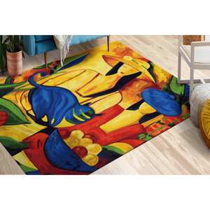 Tapis Picasso Femme et Chat, Tapis Pablo Picasso, Tapis de reproduction, Tapis en velours - Product Image 3