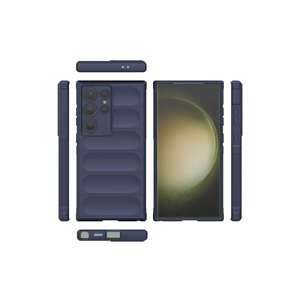 Coque arrière souple en silicone TPU Netzy pour Samsung Galaxy S24 Ultra, motif ethnique ajouré noir avec finition givrée style Ins - Product Image 5