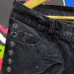 Alta calidad Vintage estambre cintura alta Cierre de cordón elástico diseño de logotipo personalizado patrón sólido antiarrugas hasta la rodilla - Product Image 3