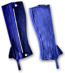 Premium Genuine <b>Leather</b> Luxury Modern Half <b>Chaps</b> Durable High Rise Custom Button Closure <b>Men</b> Women Non Slip Riding Training - Product Image 4