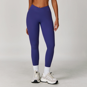 Leggings d'entraînement sans couture pour femmes Vêtements actifs personnalisés de haute qualité Compression douce Fesses Taille haute Solide Plus Size - Product Image 2