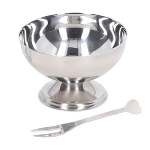 Le bol de service en acier fini de qualité supérieure, élégant et élégant, un choix le plus vendu pour les salles à manger modernes - Product Image 3