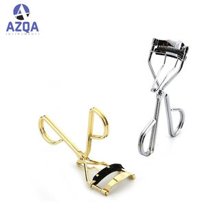 Wholesale Private Label Stainless Steel Metal Gold Color Coated <b>Eyelash</b> <b>Curler</b> for Eye Lashes Tool - Product Image 6