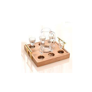 ชั้นวางแก้วไวน์ไม้ไผ่โต๊ะไม้ขนาดปรับแต่งได้ชั้นวางขวดไวน์ - Product Image 2