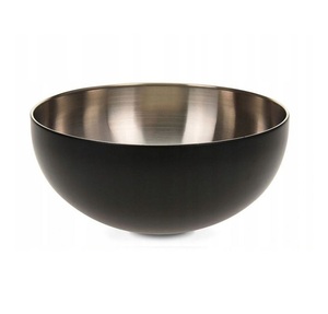 Tazón de Metal Plateado y Negro, Nuevo Diseño Clásico, Decoración Elegante, Tazón Moderno de la Mejor Calidad, Tazones de Metal en Oferta - Product Image 1