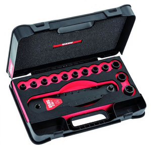 Usag 13-Piece Assortment <b>Impact</b> <b>Socket</b> Set with Chain Extensions ABS Case - Product Image 2