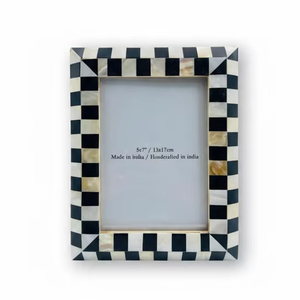 Cadre photo mural décoratif moderne pliable durable en incrustation d'os fait main unique et très vendu avec logo personnalisé - Product Image 1