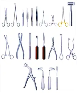 high quality Extraction of Bone Chips from Ribs Sets Stainless Steel 26 Pcs Plastic Surgery Set