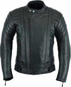 Veste en cuir PU vintage décontractée pour hommes, design personnalisé OEM Veste en cuir véritable de haute qualité avec décoration de poches pour hommes - Product Image 5