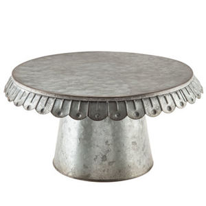 Rustic Galvanized Metal <b>Cake</b> <b>Stand</b> Set of 3 Cupcake <b>Stand</b> Rustic Round Dessert - Product Image 4