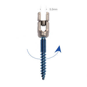 Sistema espinal Implante ortopédico de aleación de titanio Conjunto de instrumentos médicos quirúrgicos de columna vertebral con fractura de dislocación Madera - Product Image 6