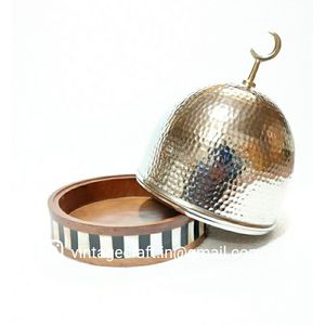 NUEVO DISEÑO Bandeja de servicio ecológica de estilo animal pulido para obsequios tradicionales de Ramadán Eid en UAE Vintage Craft - Product Image 1